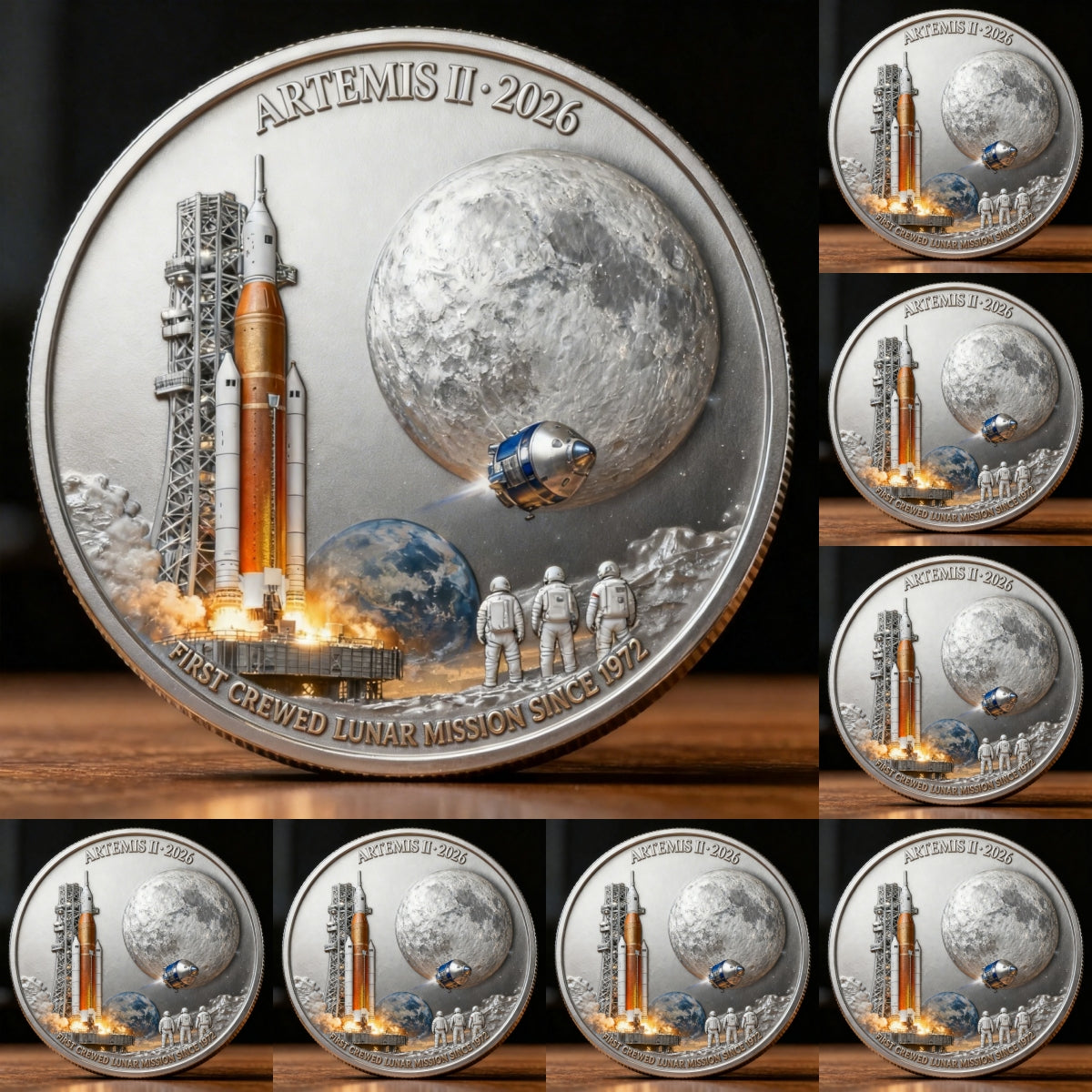 🚀Flash Sale 60% OFF 🌕 Artemis II Lunar Mission Commemorative Coin