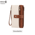 🔥Last Day 49% OFF-Women's long wallet, stylish clutch, elegant solid color RFID blocking wallet
